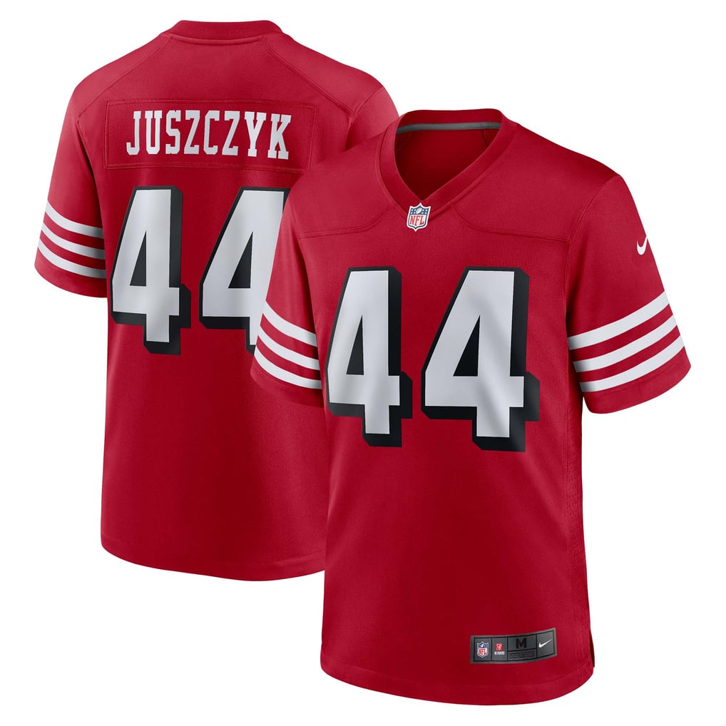 Men's San Francisco 49ers Kyle Juszczyk Nike Scarlet Alternate Game Jersey - Image 1