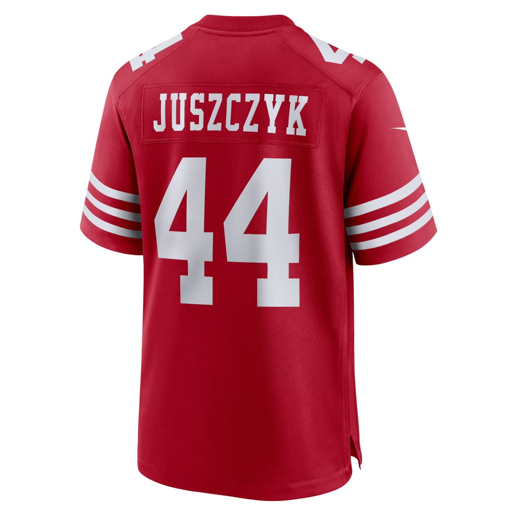 Men's San Francisco 49ers Kyle Juszczyk Nike Scarlet Player Game Jersey - Image 4