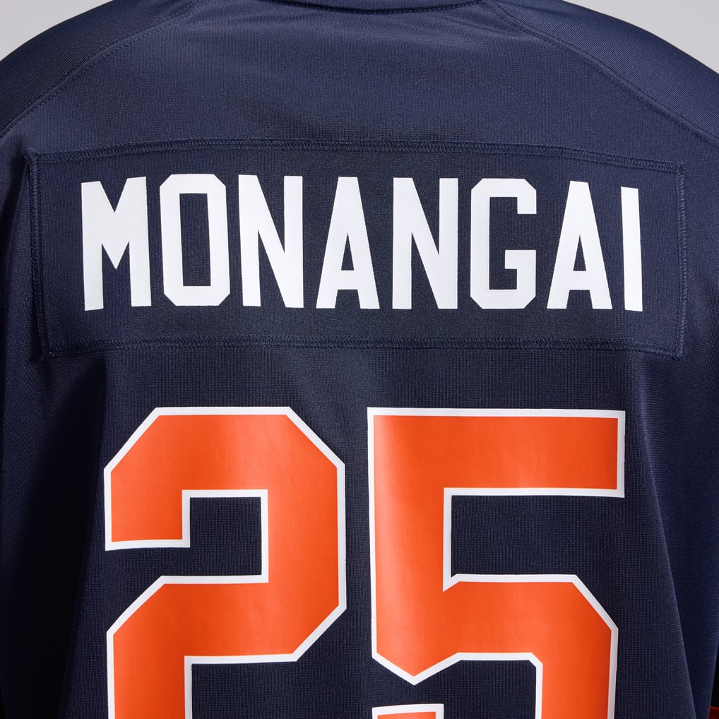Men's Chicago Bears Kyle Monangai Nike Navy 2026 Rivalries Collection Game Jersey - Image 12