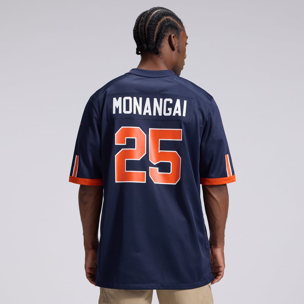 Men's Chicago Bears Kyle Monangai Nike Navy 2026 Rivalries Collection Game Jersey - Image 4