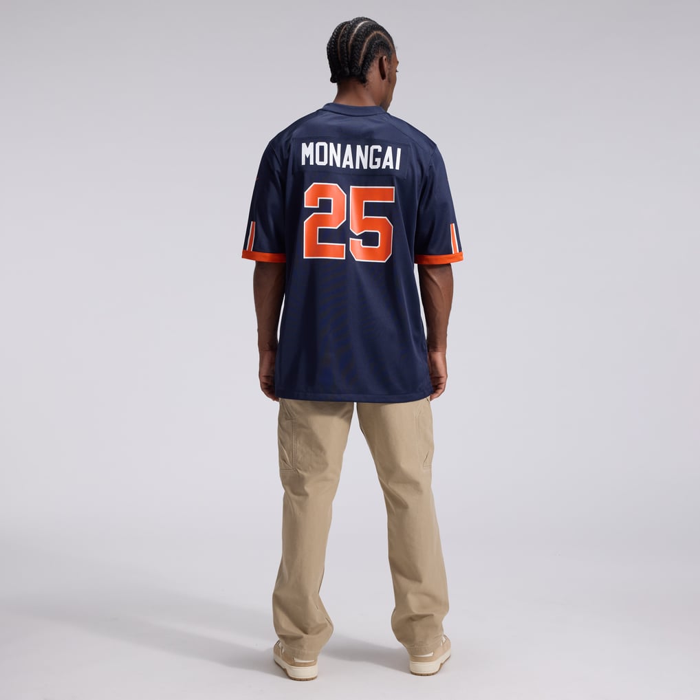 Men's Chicago Bears Kyle Monangai Nike Navy 2026 Rivalries Collection Game Jersey - Image 6