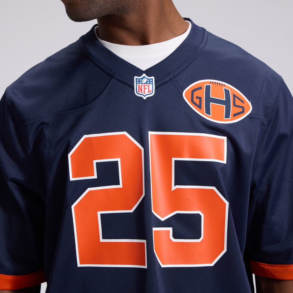 Men's Chicago Bears Kyle Monangai Nike Navy 2026 Rivalries Collection Game Jersey - Image 9