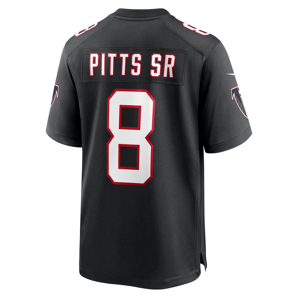 Men's Atlanta Falcons Kyle Pitts Sr. Nike Black Alternate Game Jersey