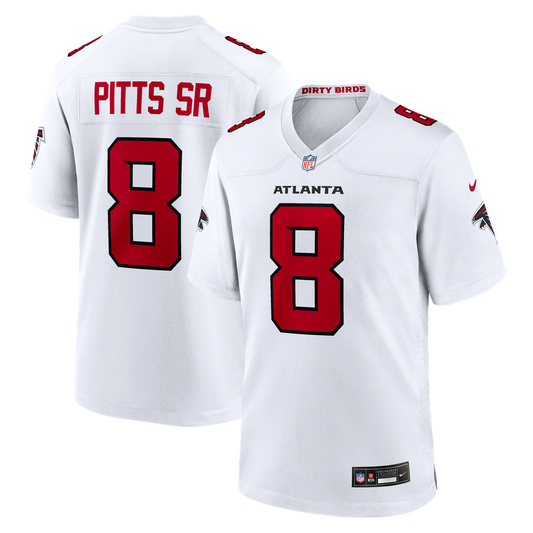 Men's Atlanta Falcons Kyle Pitts Sr. Nike White Game Jersey
