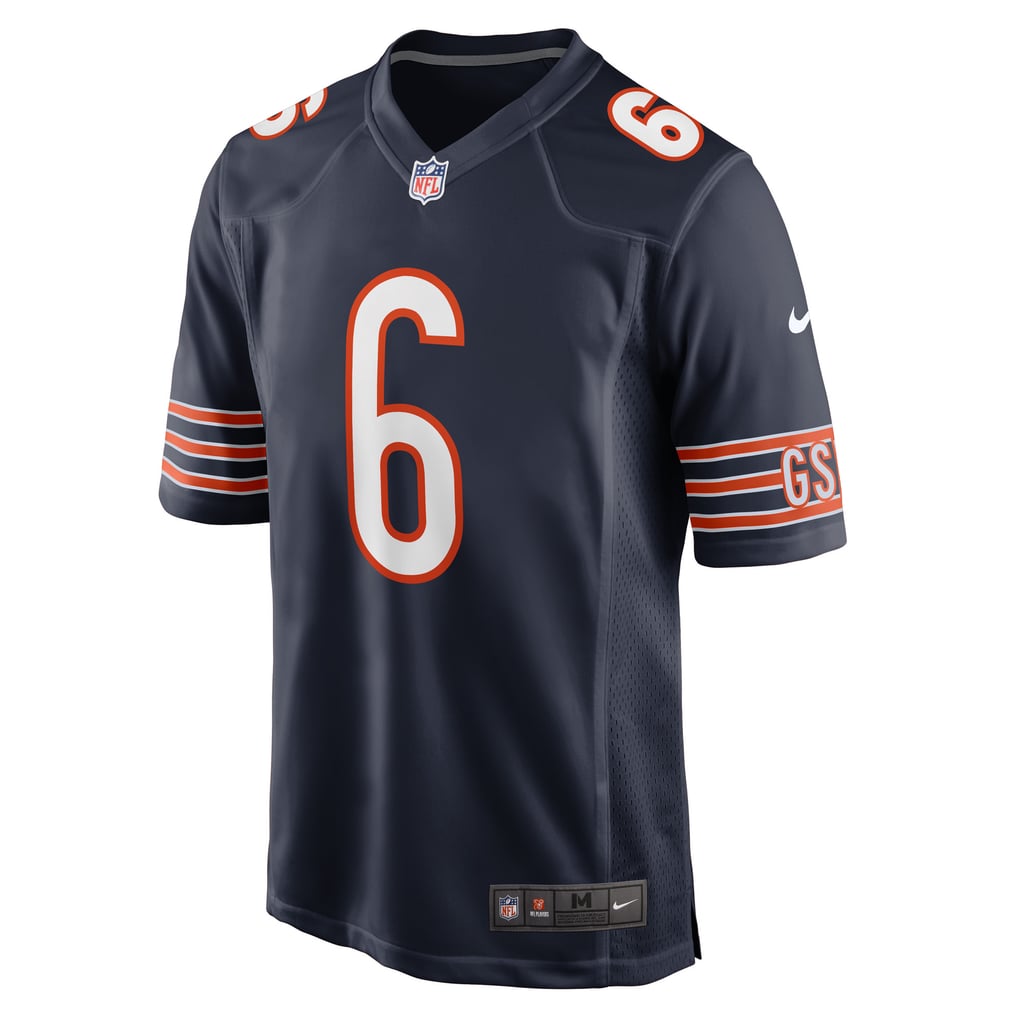 Men's Chicago Bears Kyler Gordon Nike Navy Game Player Jersey - Image 3