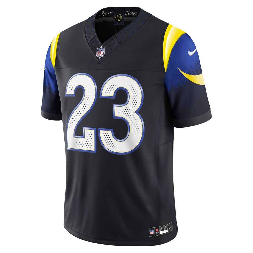Men's Los Angeles Rams Kyren Williams Nike Dark Blue Rivalries Collection Stitched Limited Jersey - Image 3