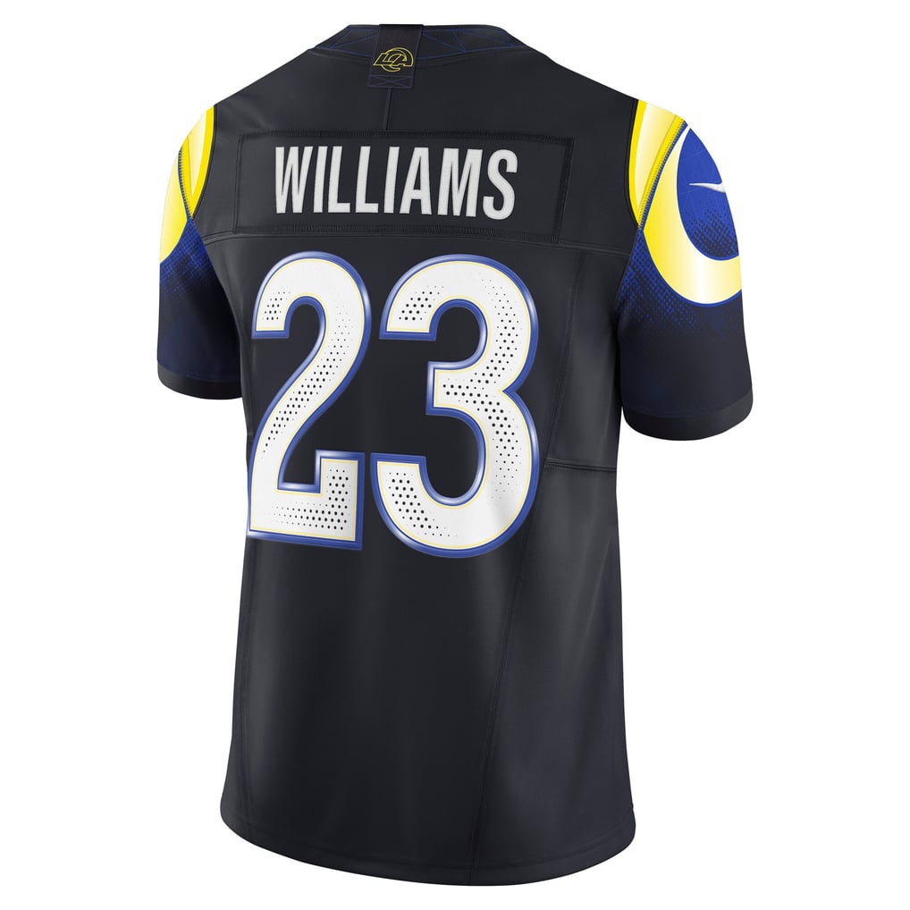 Men's Los Angeles Rams Kyren Williams Nike Dark Blue Rivalries Collection Stitched Limited Jersey - Image 4