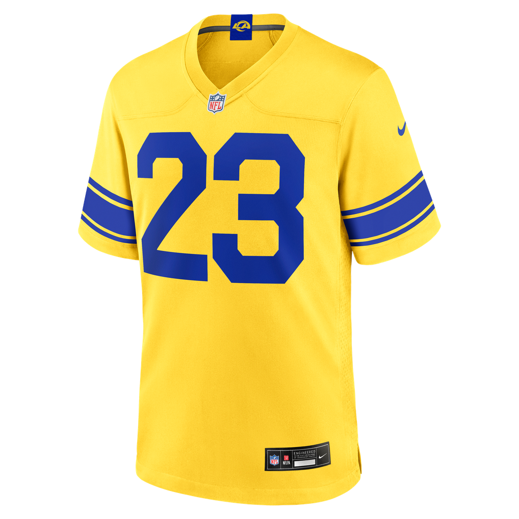 Men's Los Angeles Rams Kyren Williams Nike Classic Sol Game Jersey - Image 3