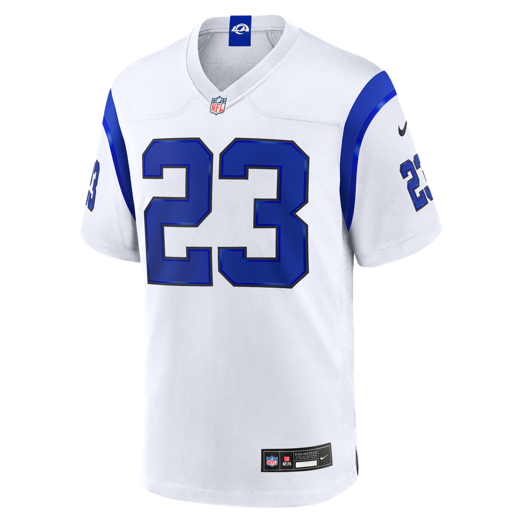 Men's Los Angeles Rams Kyren Williams Nike Fearsome White Game Jersey - Image 3