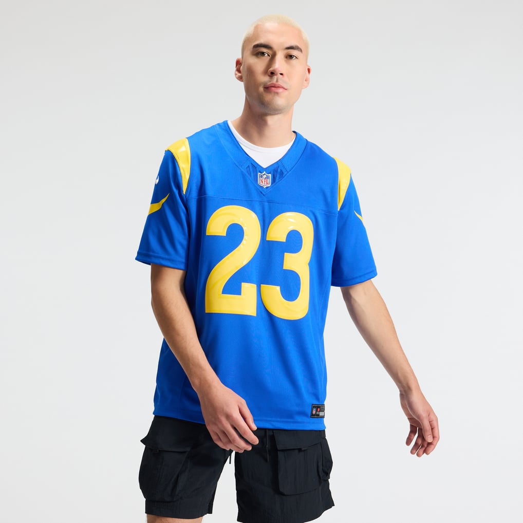 Men's Los Angeles Rams Kyren Williams Nike Royal Team Vapor F.U.S.E. Stitched Limited Jersey - Image 3