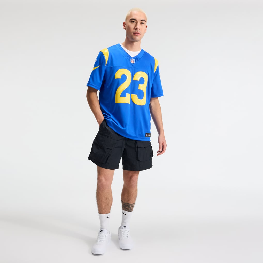 Men's Los Angeles Rams Kyren Williams Nike Royal Team Vapor F.U.S.E. Stitched Limited Jersey - Image 5