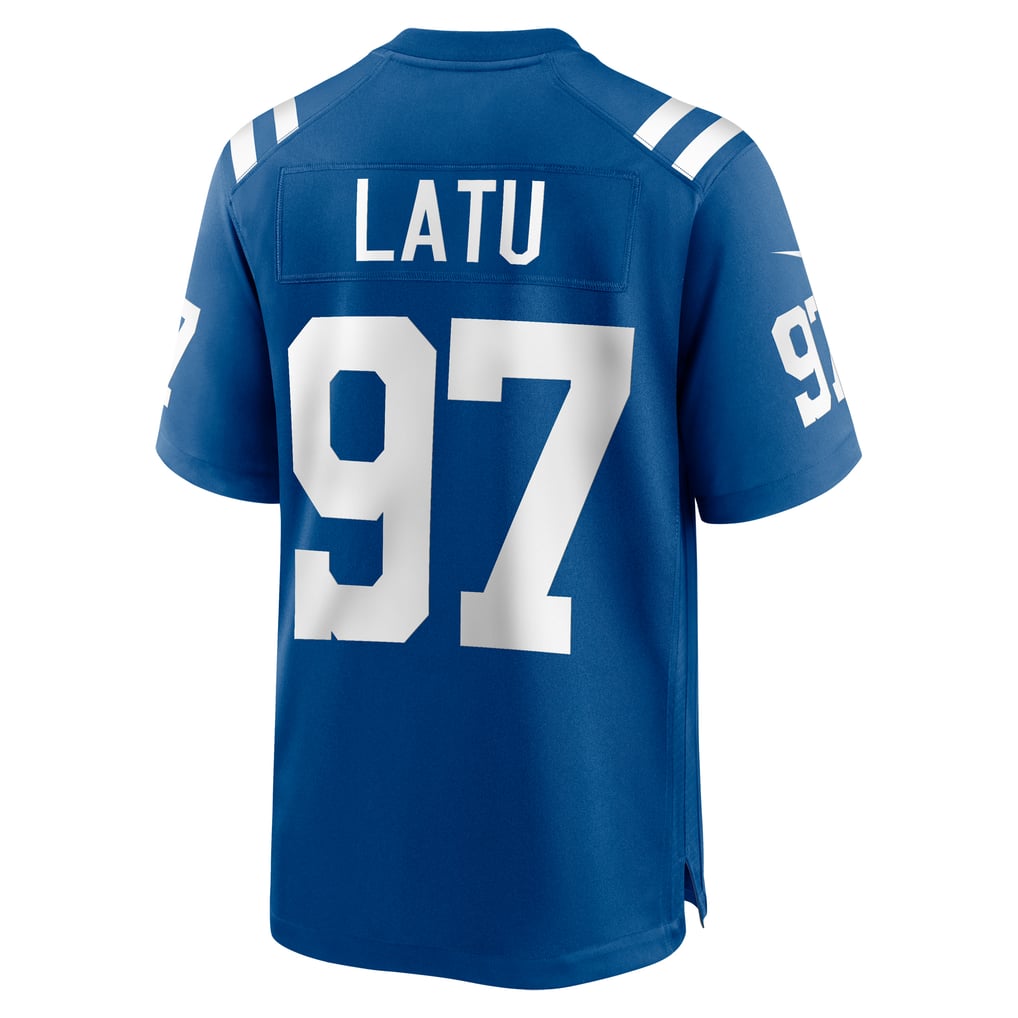 Men's Indianapolis Colts Laiatu Latu Nike Royal  Player Game Jersey - Image 4