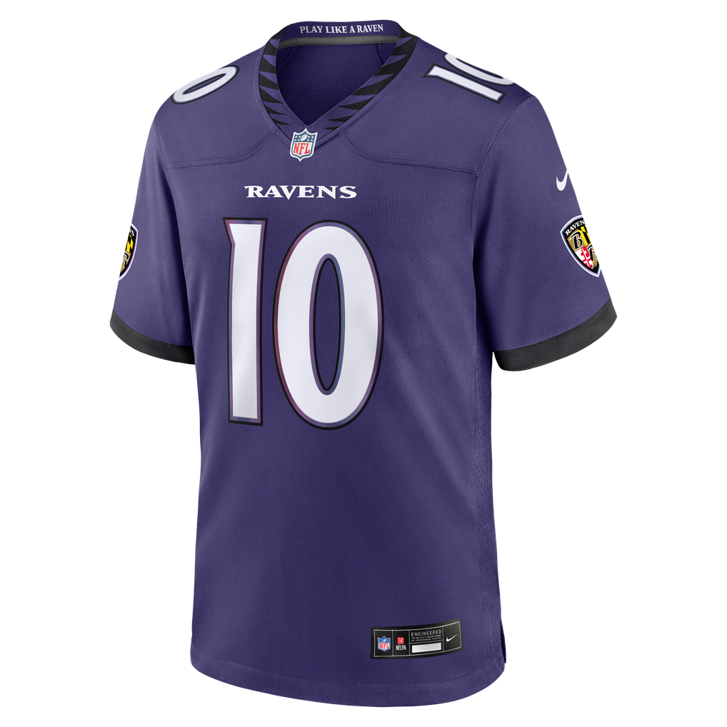 Men's Baltimore Ravens LaJohntay Wester Nike Purple Team Game Jersey