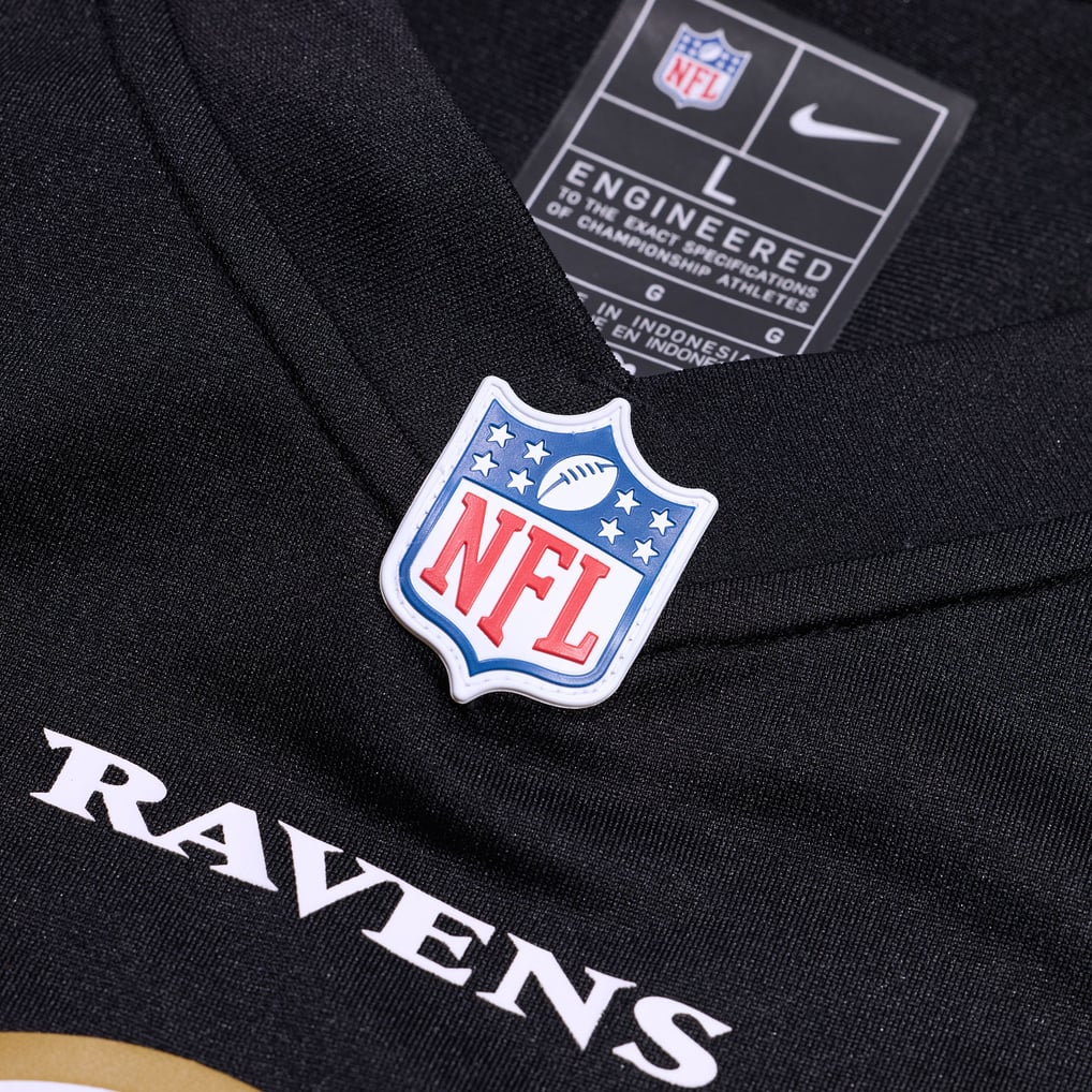 Men's Baltimore Ravens Lamar Jackson Nike Black Alternate Game Jersey