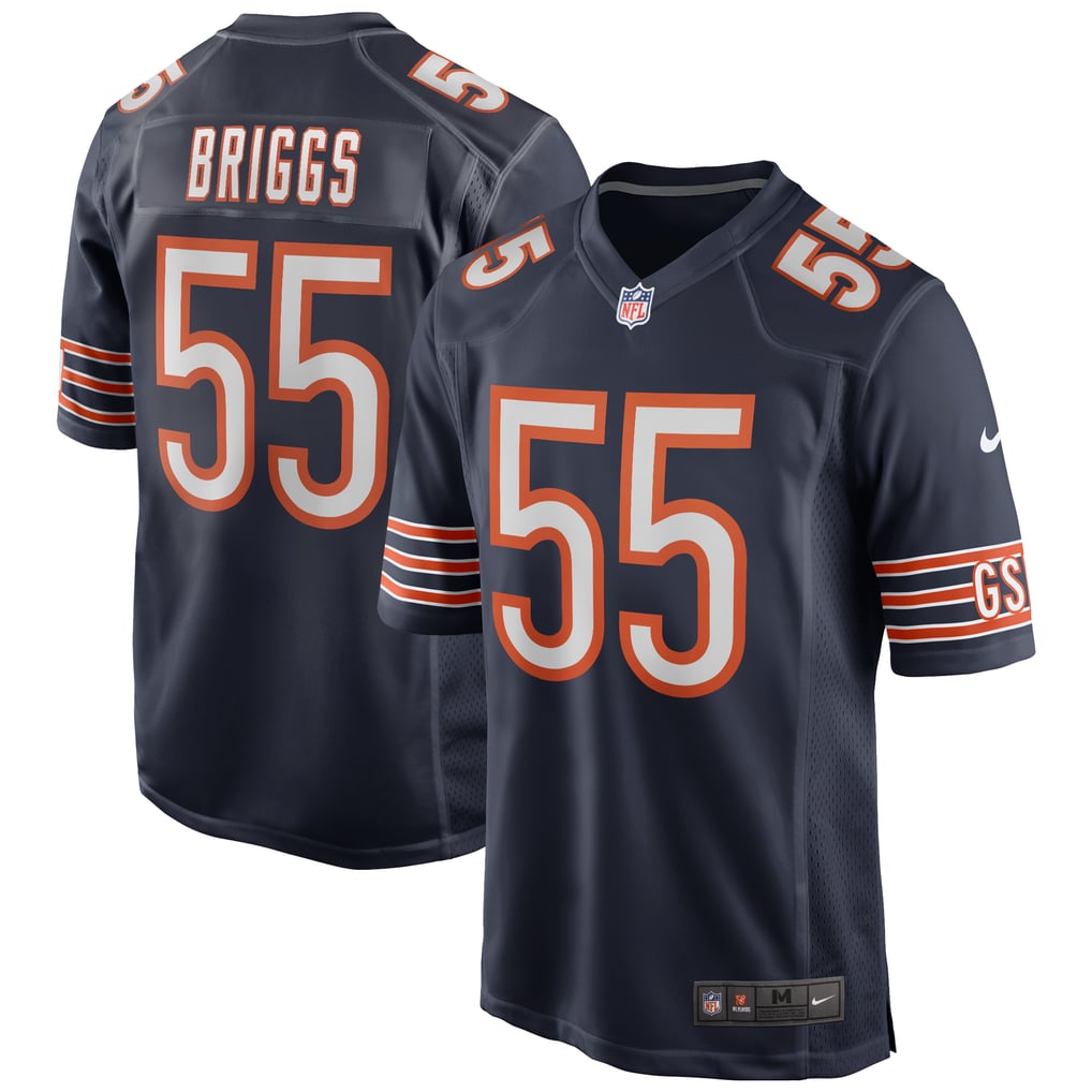 Men's Chicago Bears Lance Briggs Nike Navy Game Retired Player Jersey - Image 1