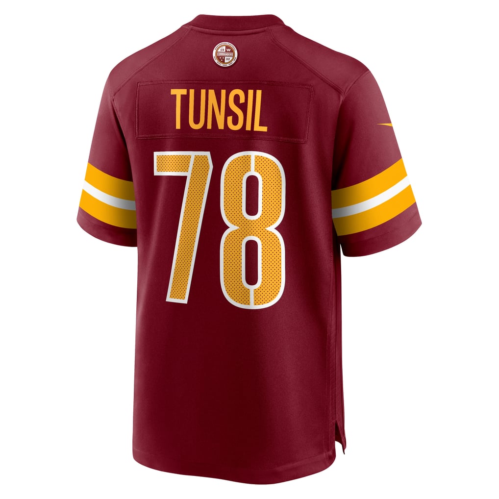 Men's Washington Commanders Laremy Tunsil Nike  Burgundy Team Game Jersey - Image 4