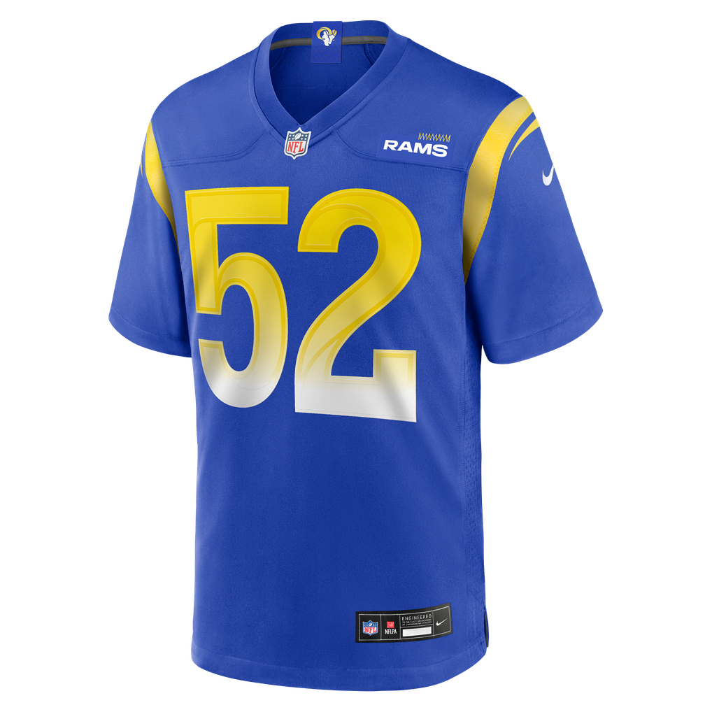 Men's Los Angeles Rams Larrell Murchison Nike  Royal Team Game Jersey - Image 3