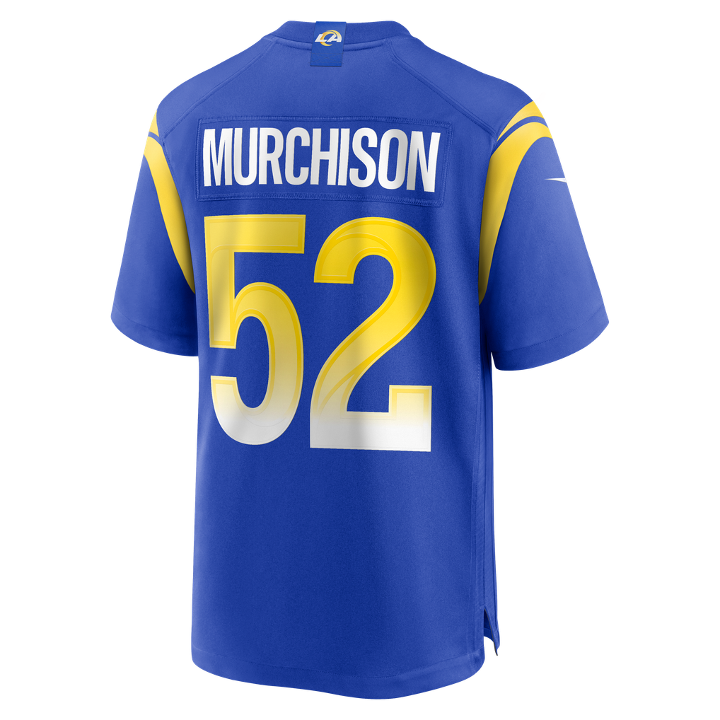 Men's Los Angeles Rams Larrell Murchison Nike  Royal Team Game Jersey - Image 4