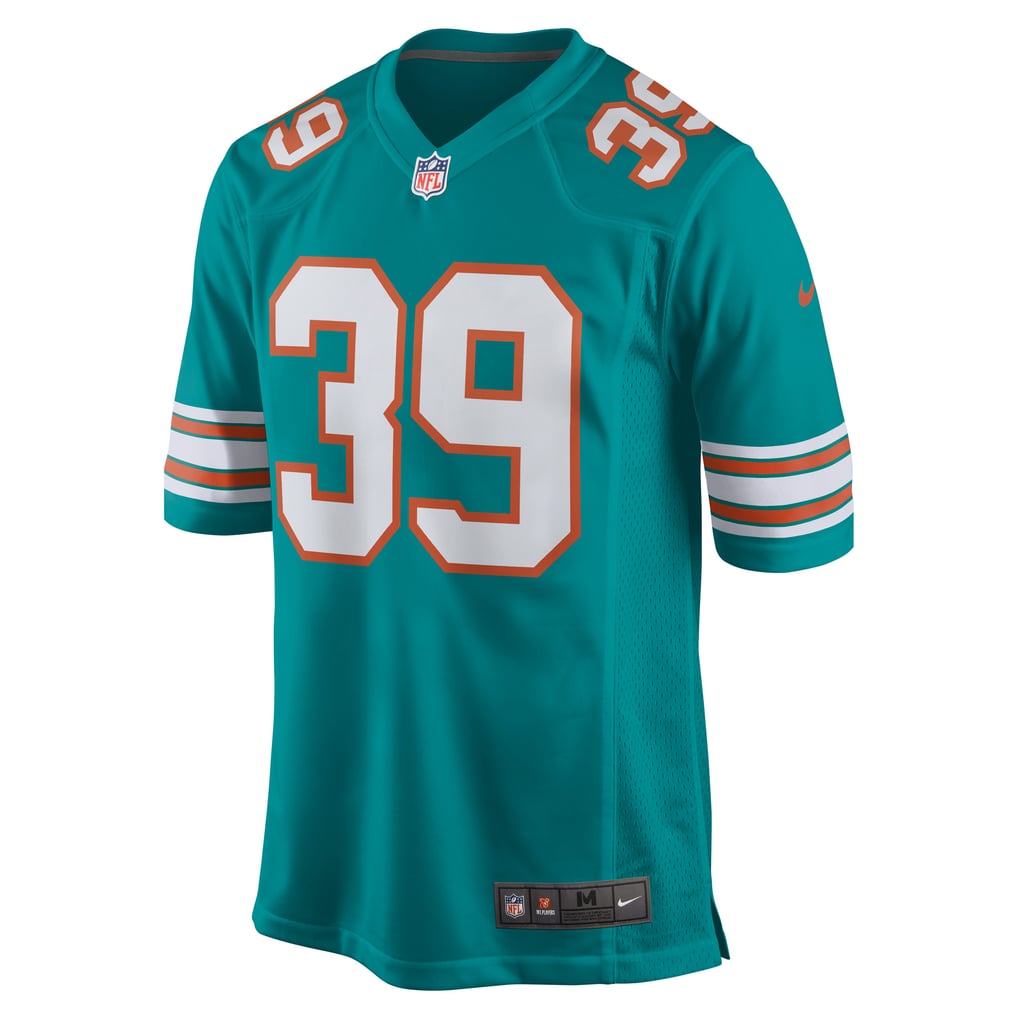 Men's Miami Dolphins Larry Csonka Nike Aqua Retired Player Jersey - Image 3