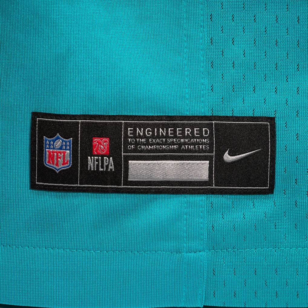 Men's Miami Dolphins Larry Csonka Nike Aqua Retired Player Jersey - Image 7