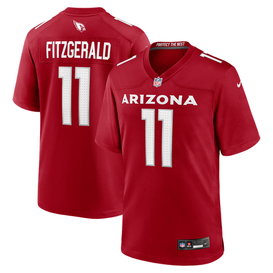 Men's Arizona Cardinals Larry Fitzgerald Nike  Cardinal Team Retired Game Jersey - Image 1