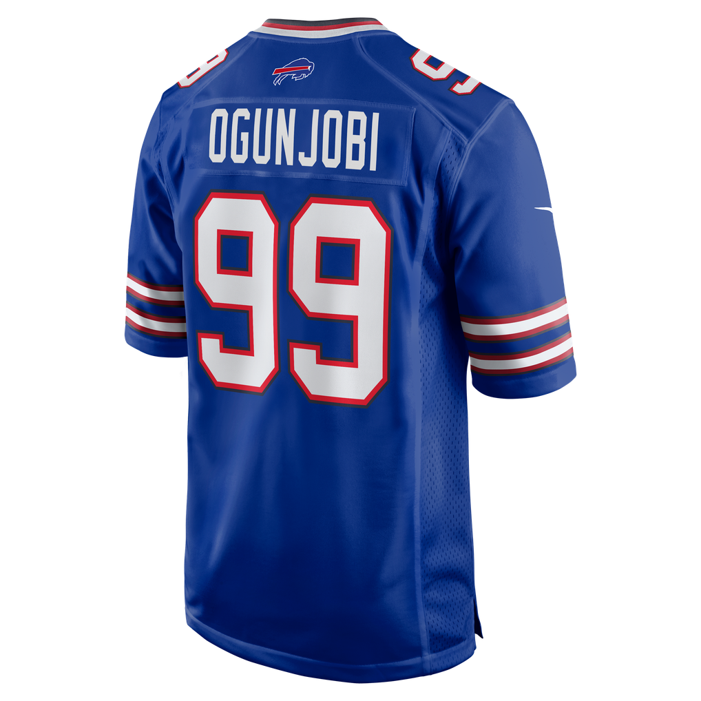 Men's Buffalo Bills Larry Ogunjobi Nike  Royal Team Game Jersey - Image 4