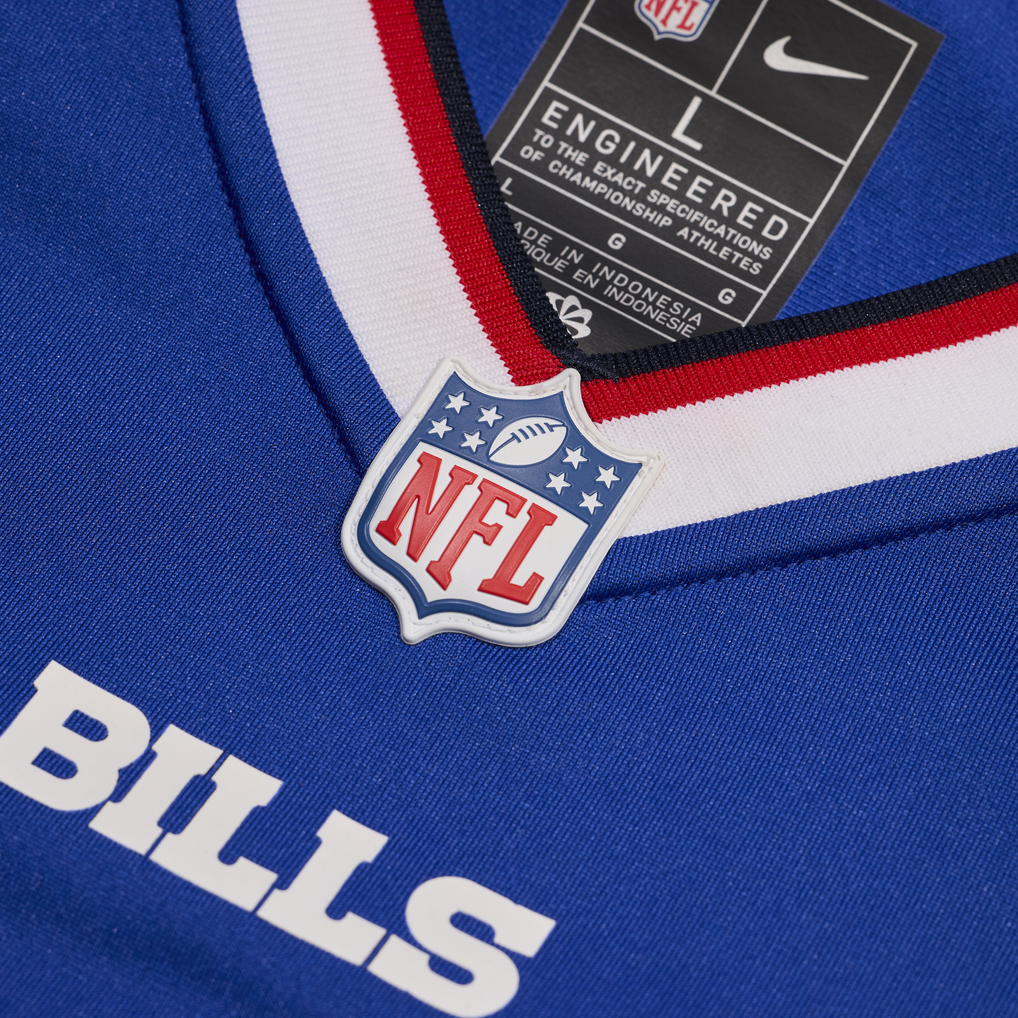 Men's Buffalo Bills Larry Ogunjobi Nike  Royal Team Game Jersey - Image 5
