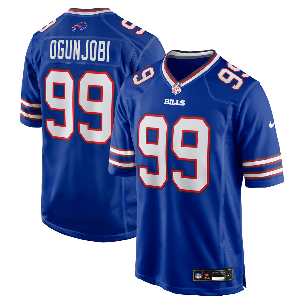 Men's Buffalo Bills Larry Ogunjobi Nike  Royal Team Game Jersey - Image 1