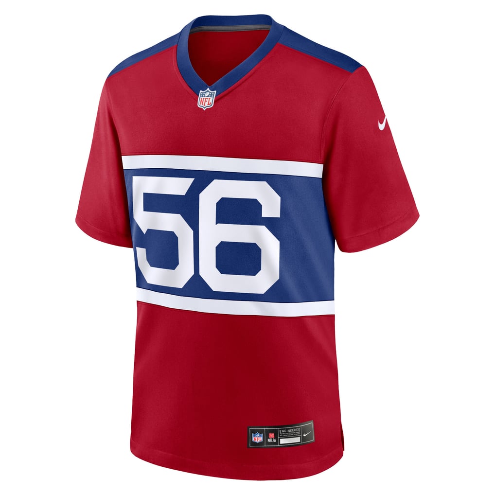 Men's New York Giants Lawrence Taylor Nike Century Red Alternate Retired Player Game Jersey - Image 3