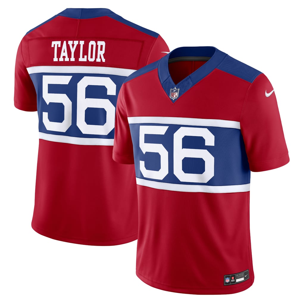 Men's New York Giants Lawrence Taylor Nike Century Red Alternate Vapor F.U.S.E. Retired Player Limited Jersey - Image 1