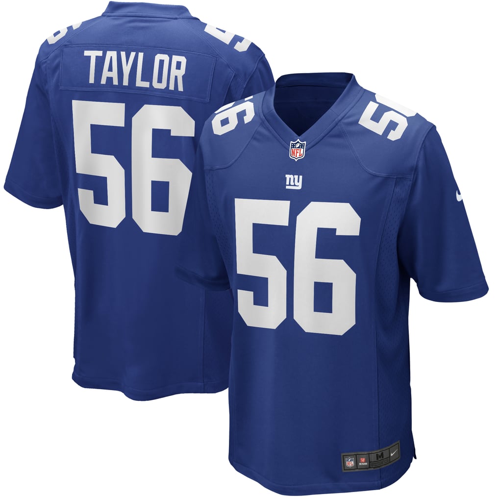 Men's New York Giants Lawrence Taylor Nike Royal Game Retired Player Jersey - Image 2