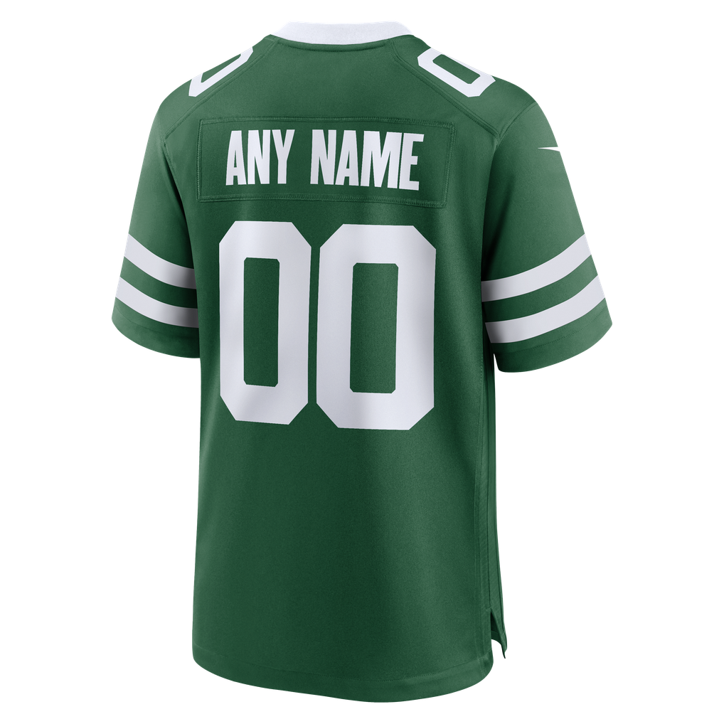 Men's New York Jets  Nike Legacy Green Custom Game Jersey - Image 4