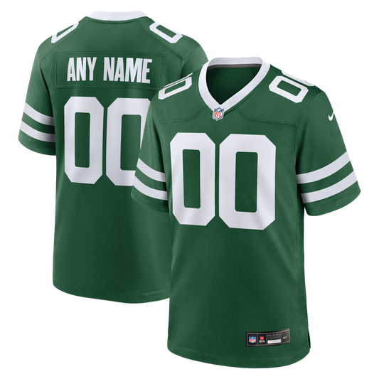Men's New York Jets  Nike Legacy Green Custom Game Jersey - Image 1
