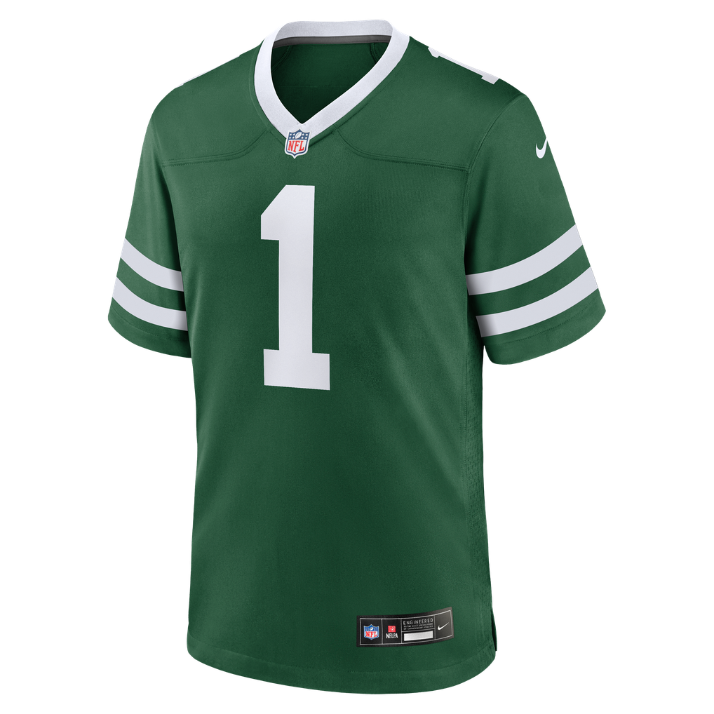 Men's New York Jets  Nike Legacy Green #1 Dad Game Jersey - Image 3