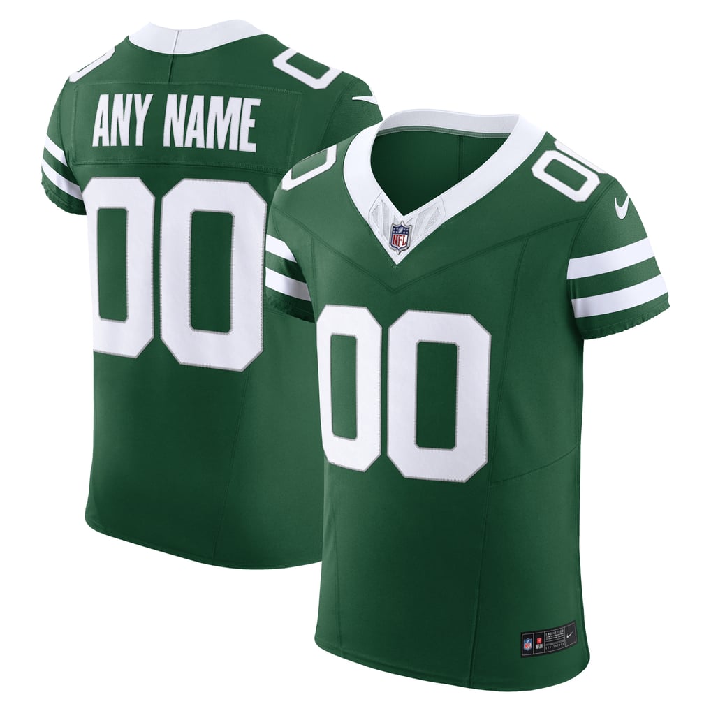 Men's New York Jets Nike Legacy Green Vapor F.U.S.E. Elite Custom Jersey - Image 1