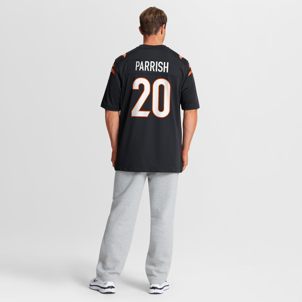 Men's Cincinnati Bengals Lemar Parrish Nike Black Team Retired Game Jersey - Image 6