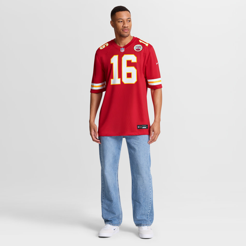 Men's Kansas City Chiefs Len Dawson Nike Red Game Retired Player Jersey - Image 8