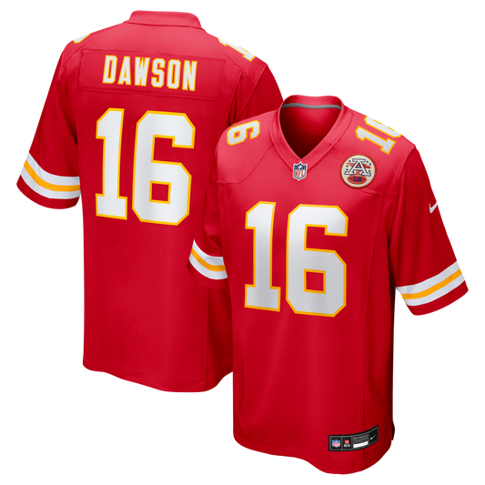 Men's Kansas City Chiefs Len Dawson Nike Red Game Retired Player Jersey - Image 1