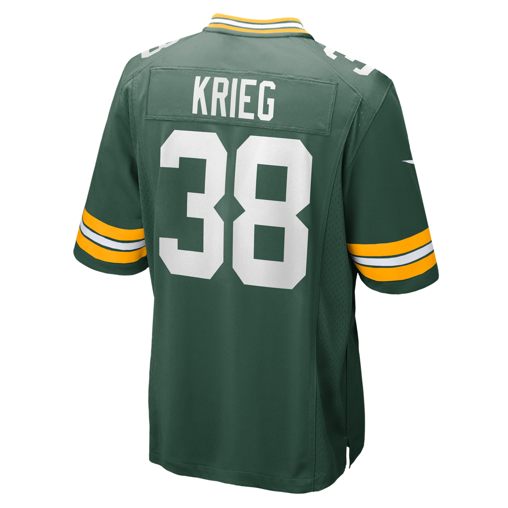 Men's Green Bay Packers Lenny Krieg Nike Green Team Game Jersey - Image 6