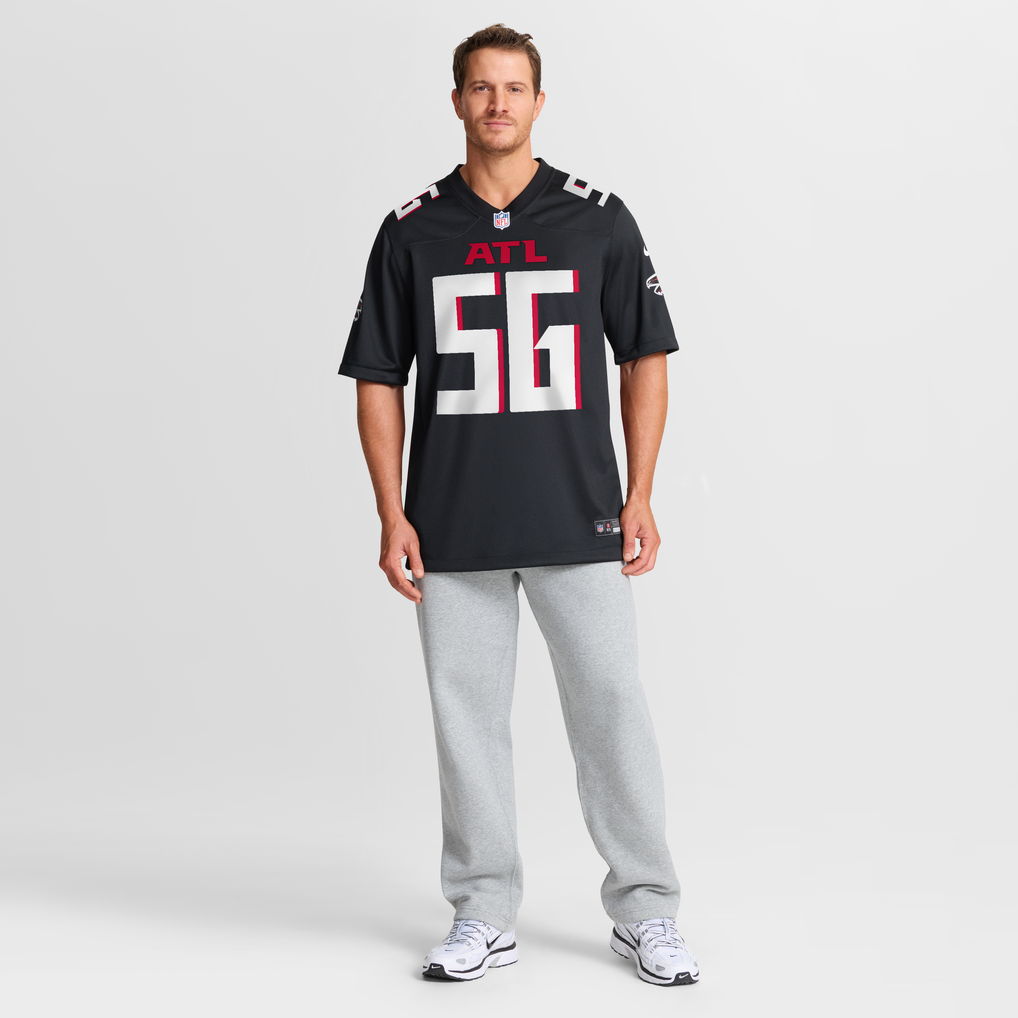 Men's Atlanta Falcons Leonard Floyd Nike Black Team Game Jersey