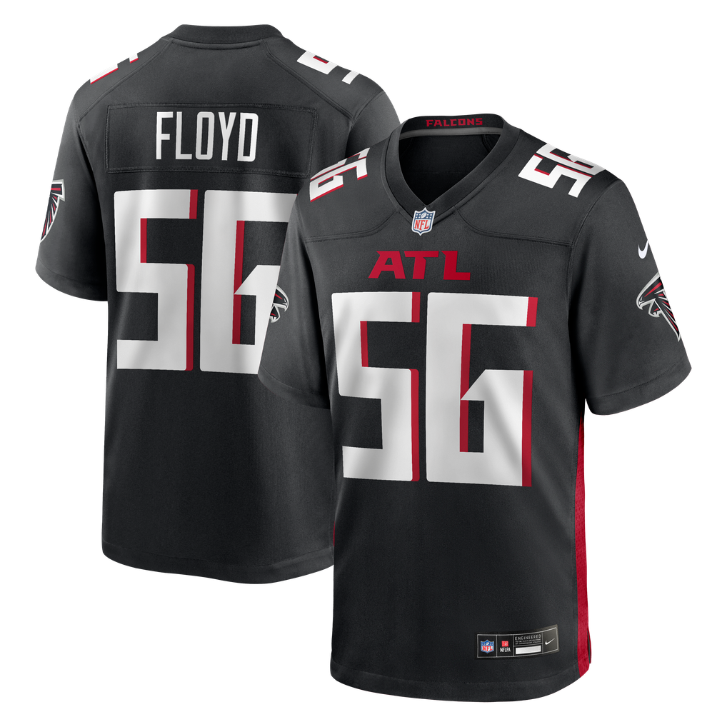 Men's Atlanta Falcons Leonard Floyd Nike Black Team Game Jersey