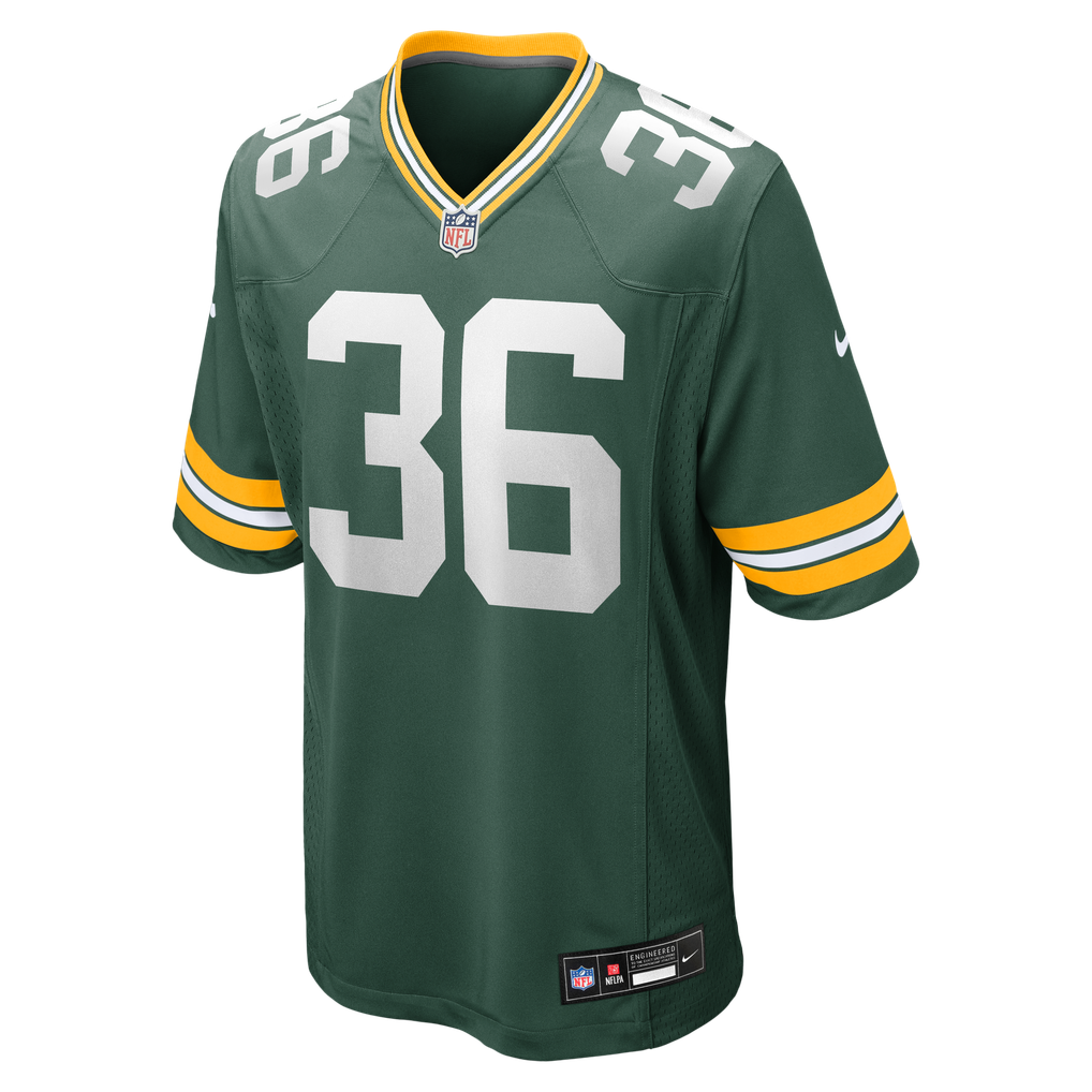 Men's Green Bay Packers LeRoy Butler Nike Green Retired Player Game Jersey - Image 3