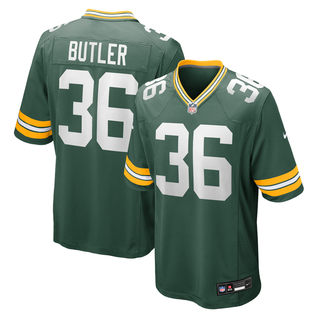 Men's Green Bay Packers LeRoy Butler Nike Green Retired Player Game Jersey - Image 1