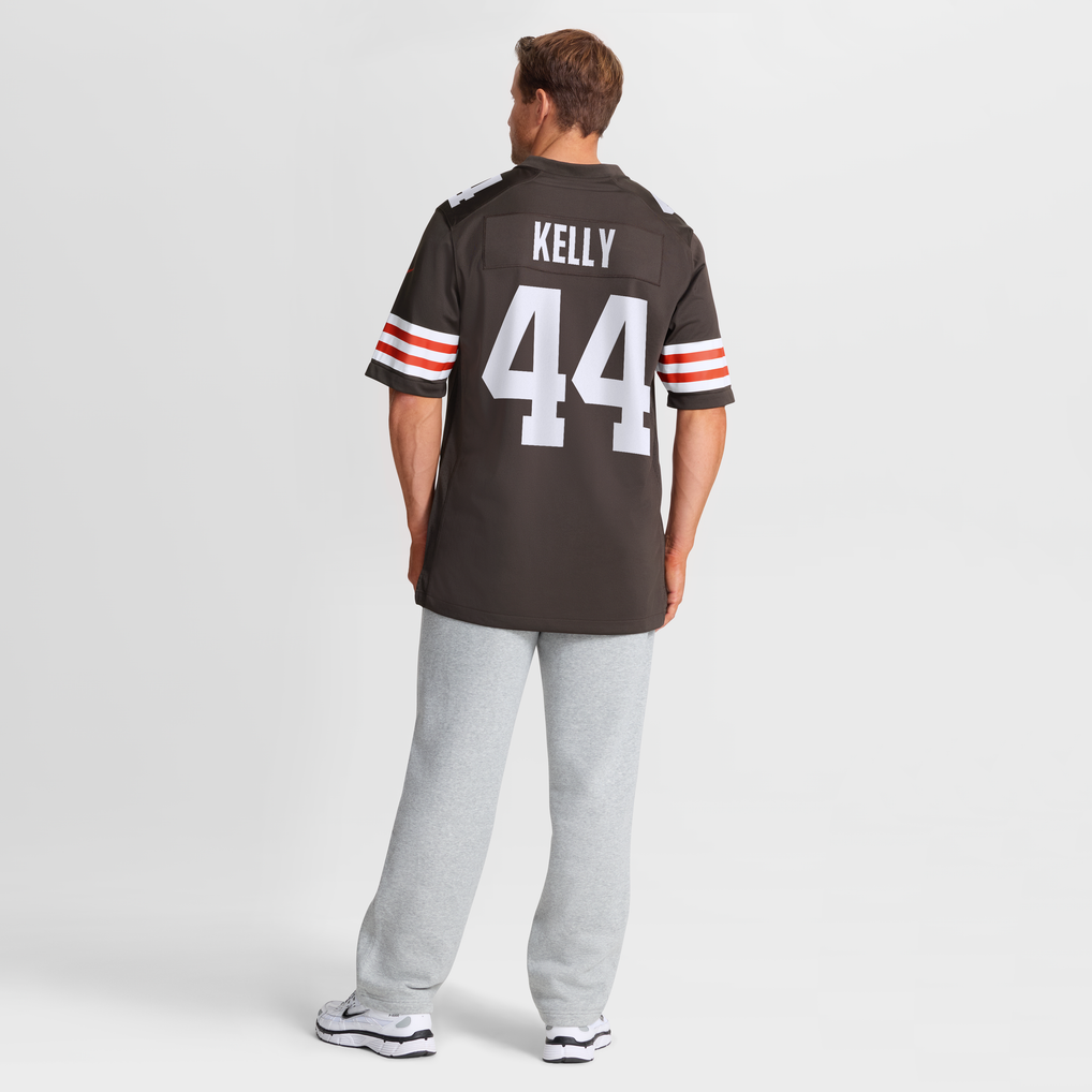 Men's Cleveland Browns Leroy Kelly Nike Brown Game Retired Player Jersey - Image 9