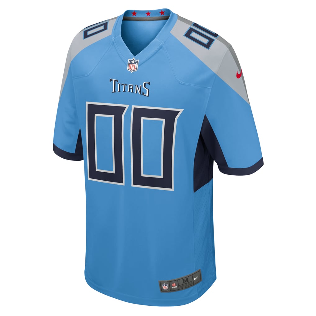 Men's Tennessee Titans Nike Light Blue Alternate Custom Game Jersey - Image 3