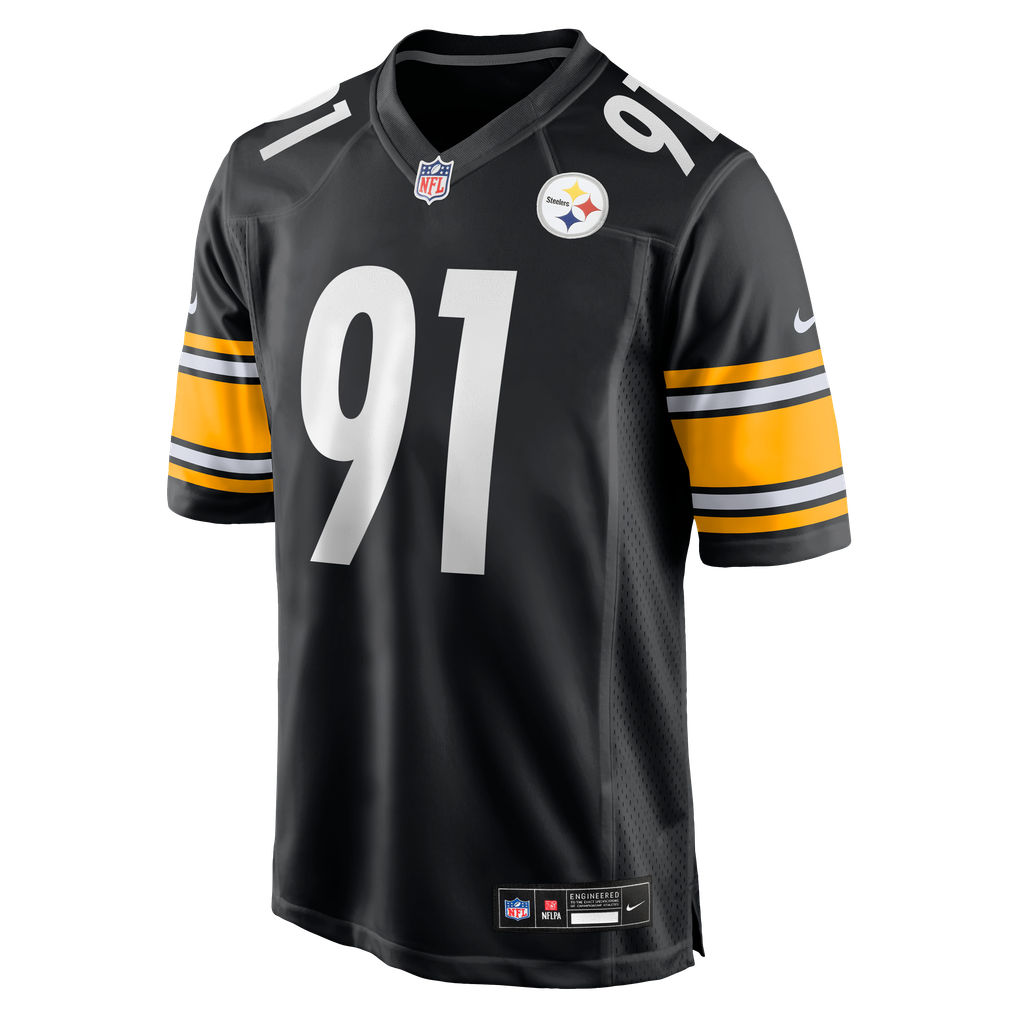 Men's Pittsburgh Steelers Logan Lee Nike  Black  Game Jersey - Image 3