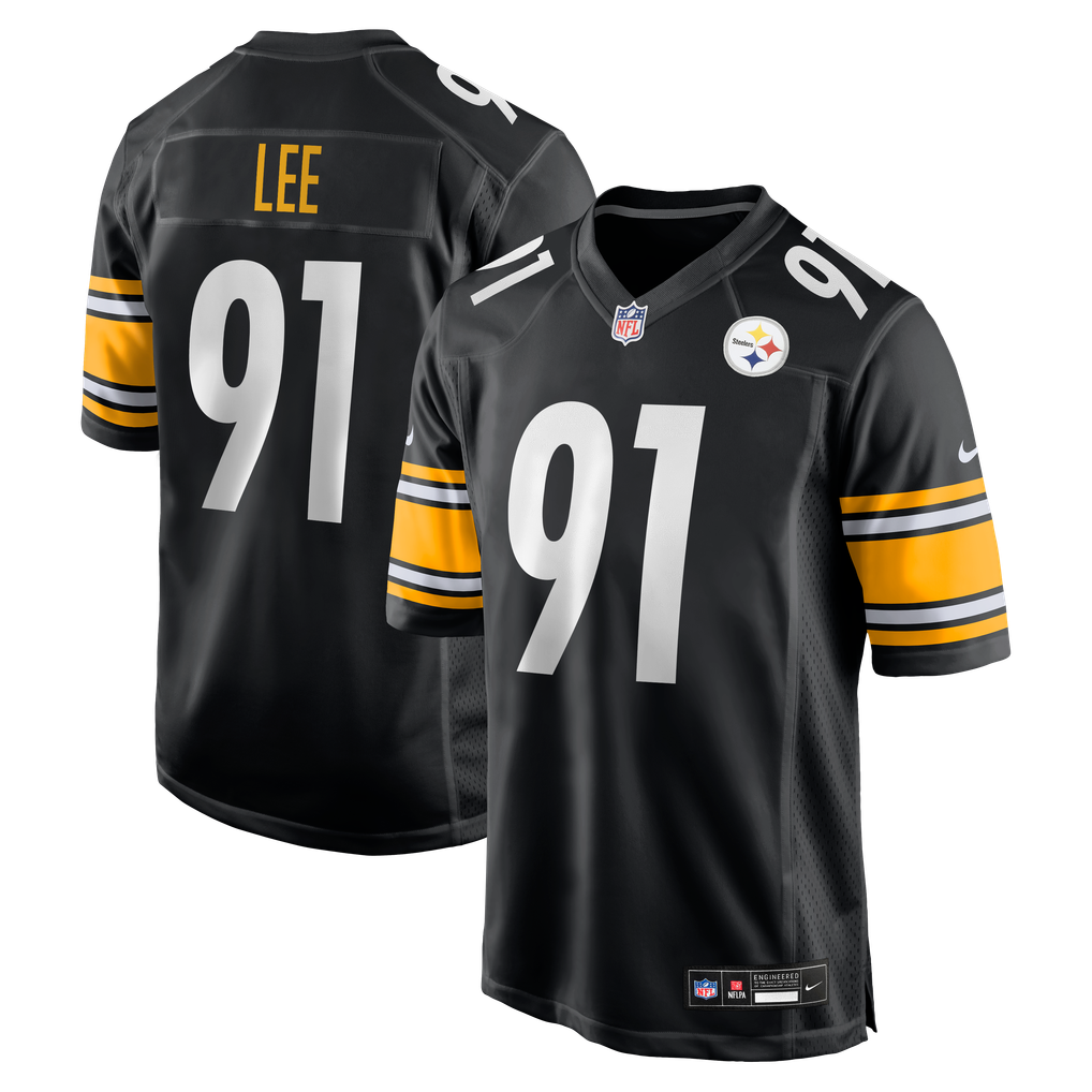 Men's Pittsburgh Steelers Logan Lee Nike  Black  Game Jersey - Image 1