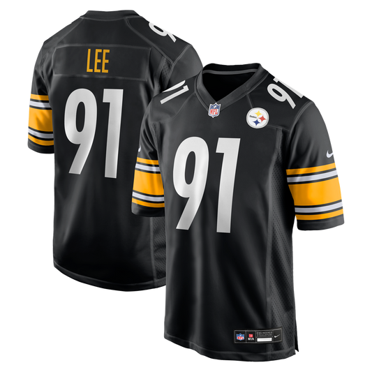Men's Pittsburgh Steelers Logan Lee Nike  Black  Game Jersey - Image 1