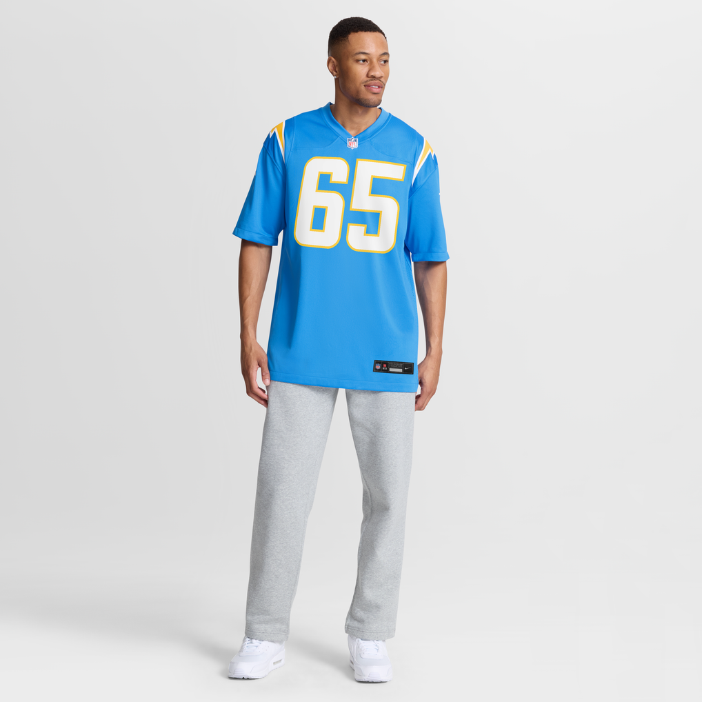 Men's Los Angeles Chargers Logan Taylor Nike Powder Blue Team Game Jersey - Image 3