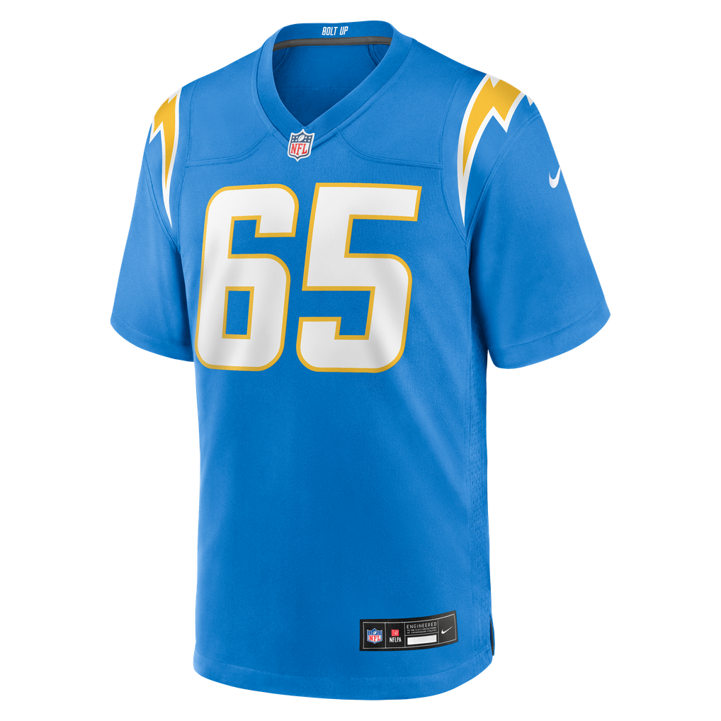 Men's Los Angeles Chargers Logan Taylor Nike Powder Blue Team Game Jersey - Image 5